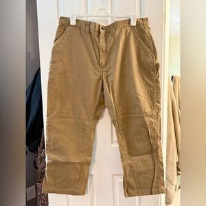 Carhartt Men's Relaxed Fit Cargo Pants in Tan Size 42x30